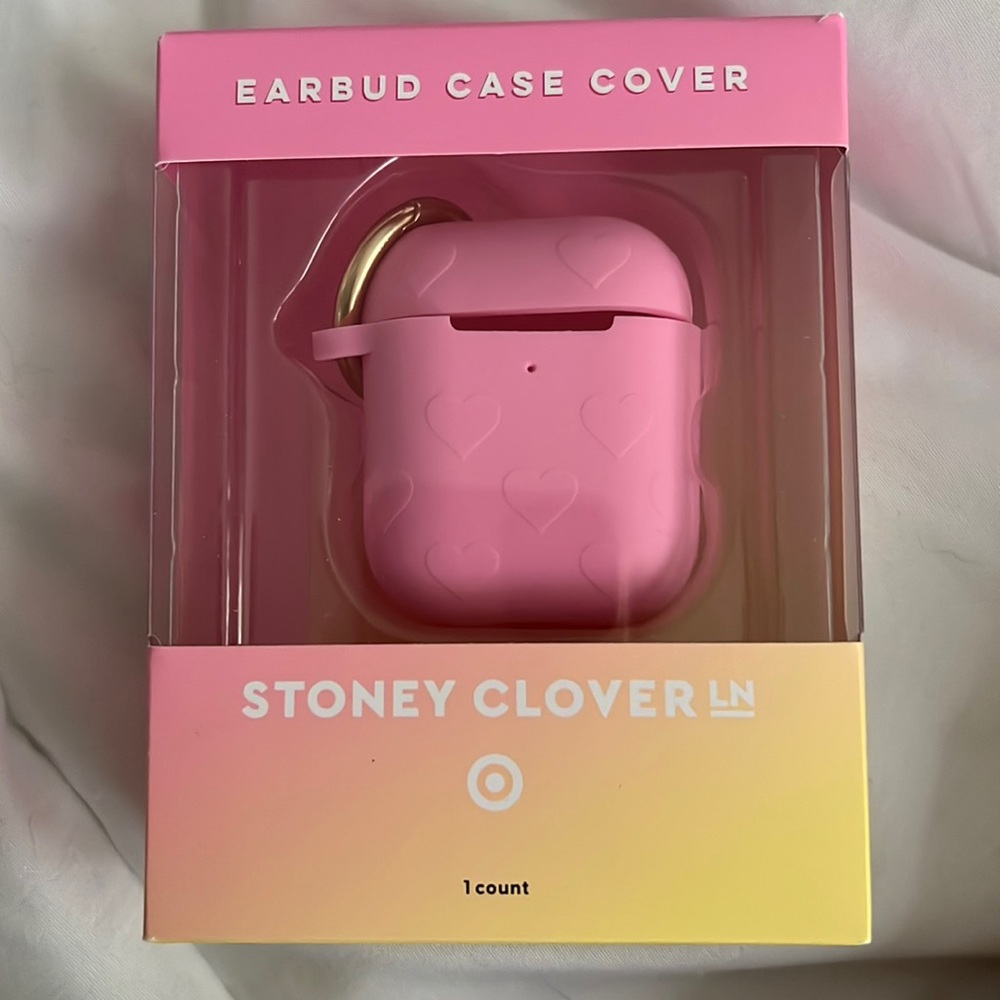 NWT Stoney Clover Pink Earbud case